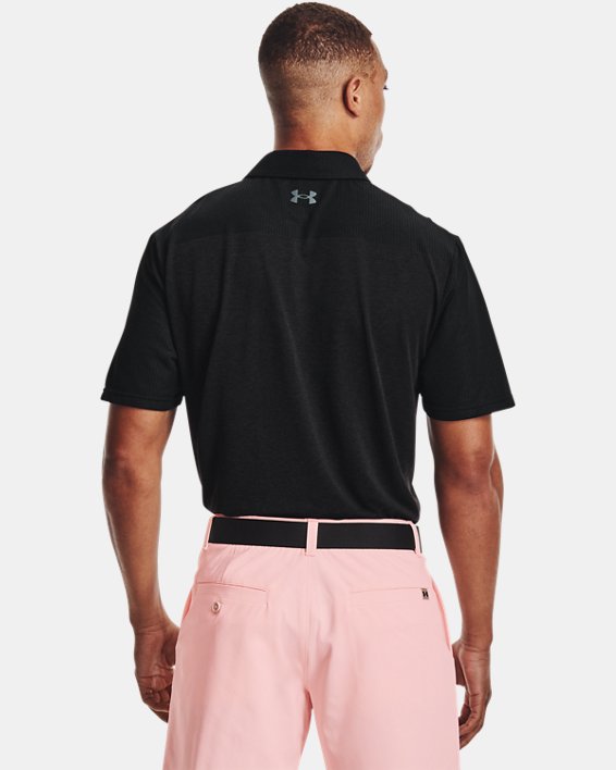 Herren UA Vanish Seamless Poloshirt in Blockfarben, Black, pdpMainDesktop image number 1